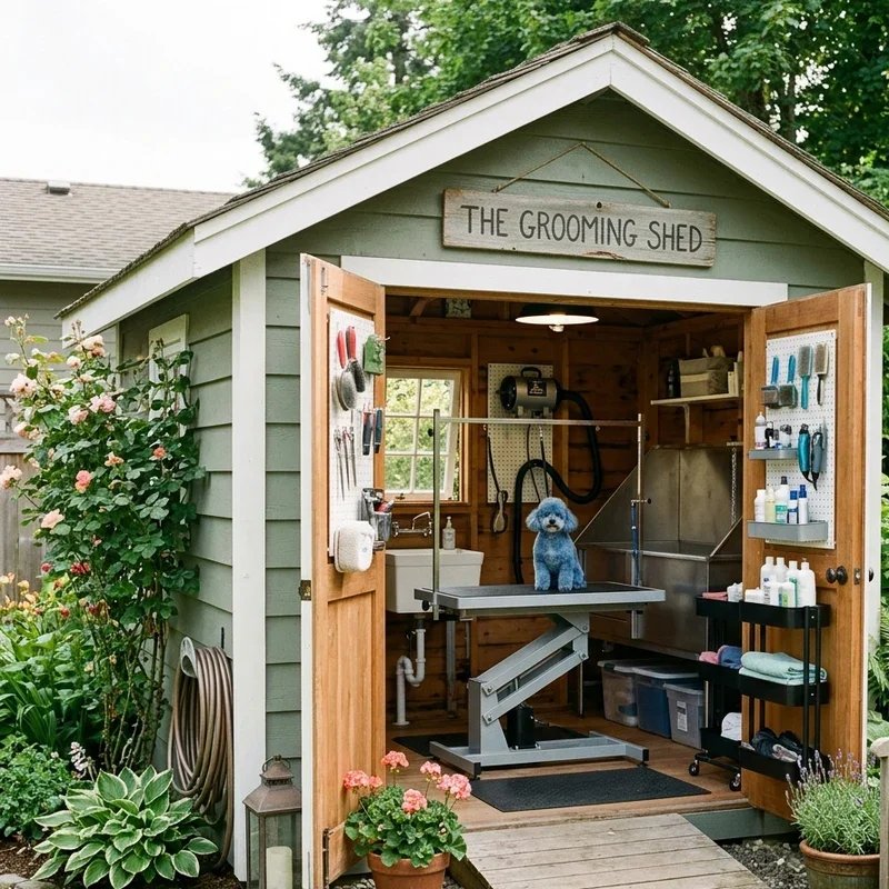 Dog Grooming Shed Ideas