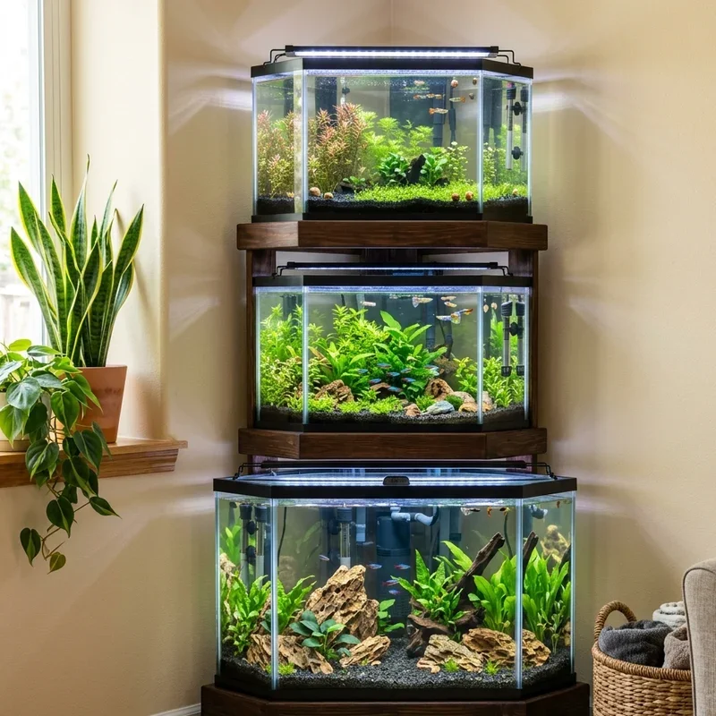 Corner Fish Tank Ideas