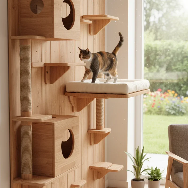 Cat Climbing Wall Ideas