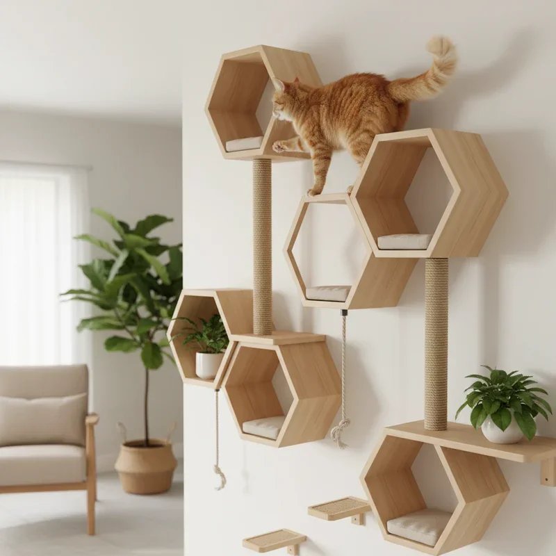 Cat Climbing Wall Ideas