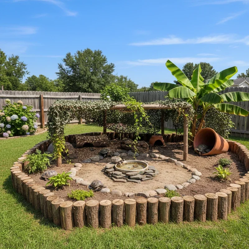 Outdoor Turtle Habitat Ideas