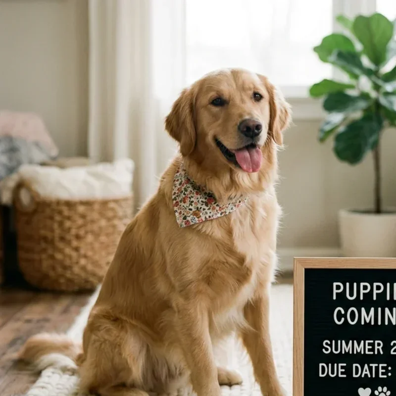 Dog Pregnancy Announcement Ideas