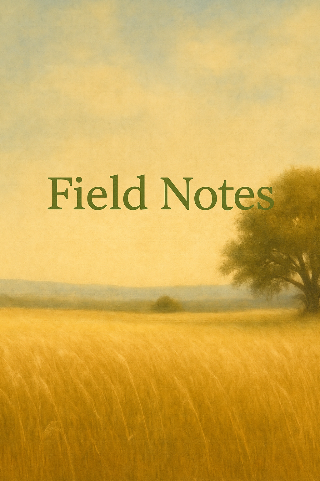 Welcome to Field Notes