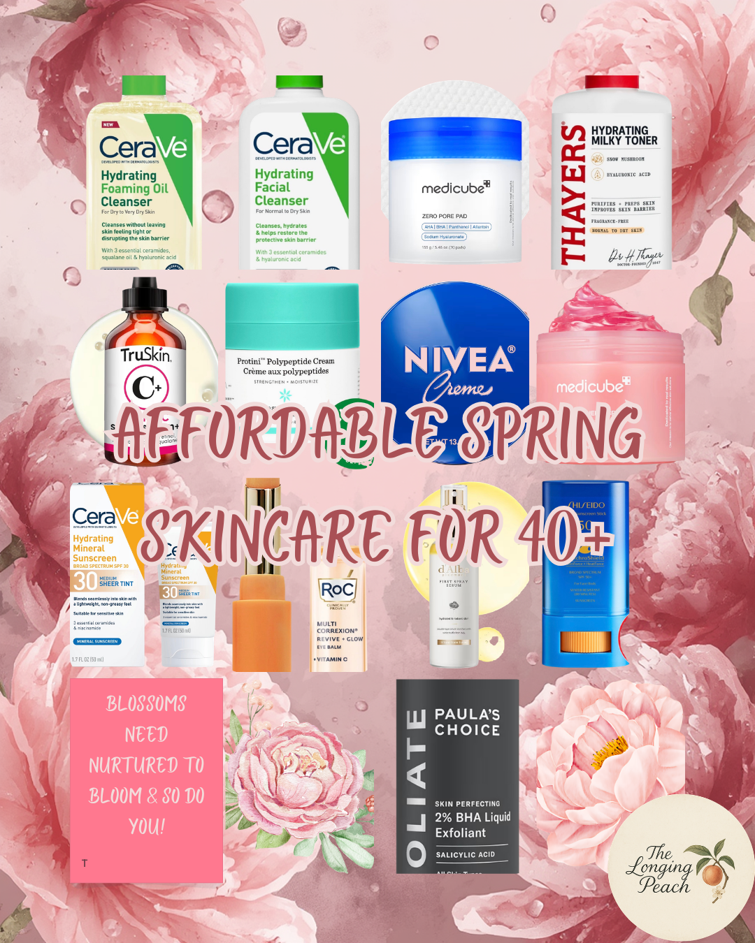 Affordable Spring Skincare Products For 40+