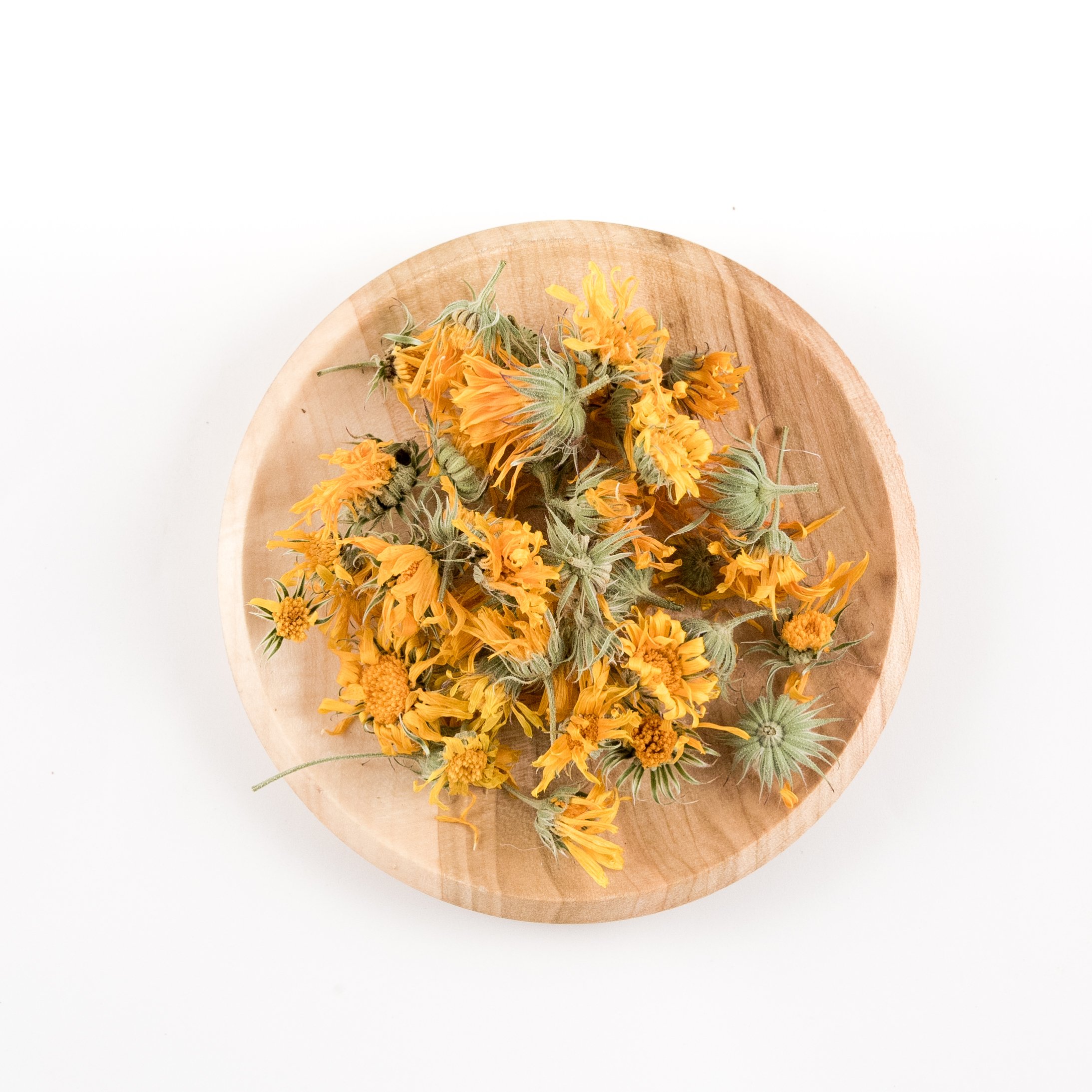 Glass Herb Vial:  Calendula
