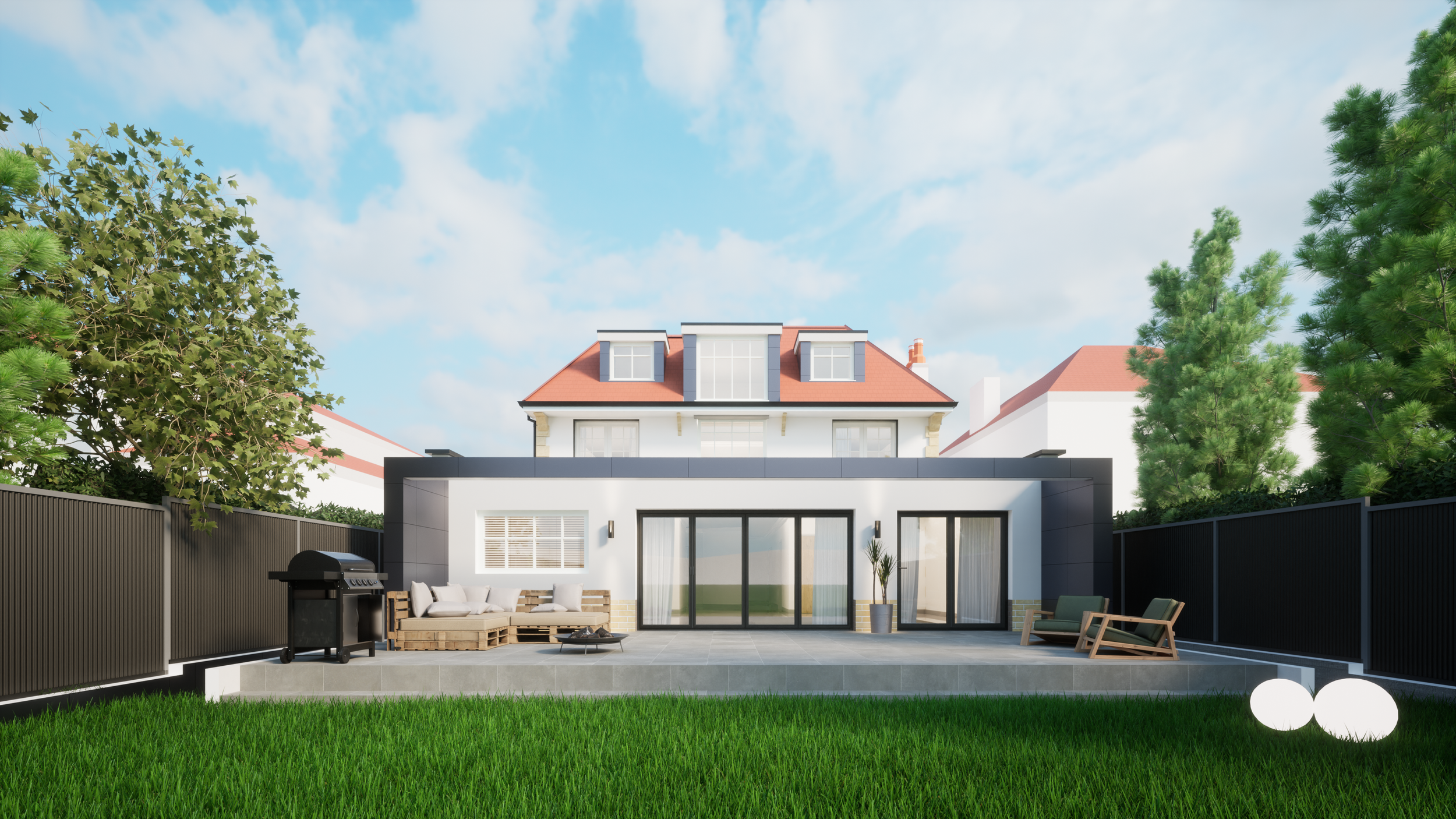Proposed rear extension modern