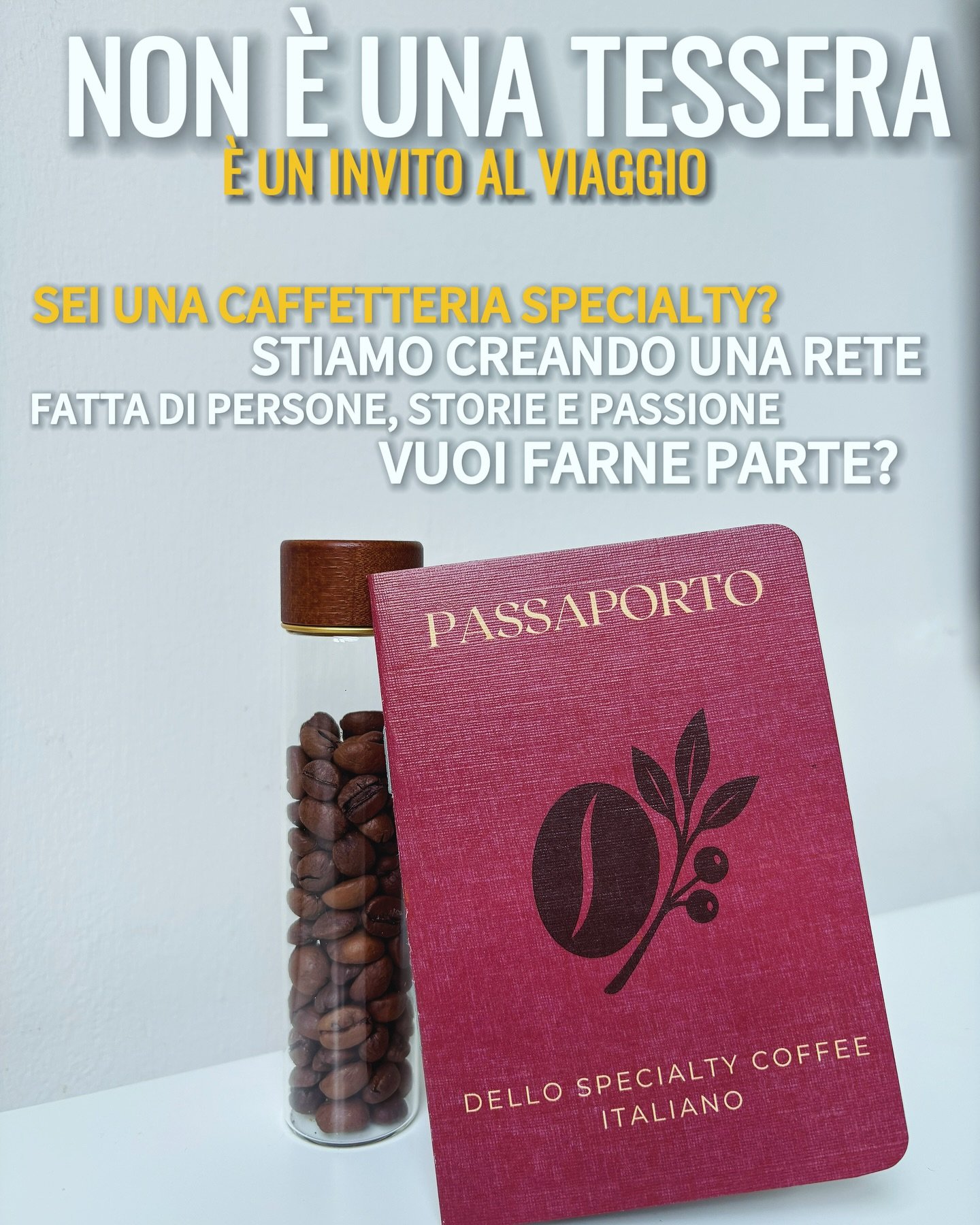 Non &egrave; una fidelity card.
&Egrave; una mappa per chi vuole scoprire lo specialty italiano, una tazza alla volta.

Stiamo costruendo una rete indipendente, fatta di storie vere, luoghi da esplorare e caff&egrave; da ricordare.
Se gestisci una ca