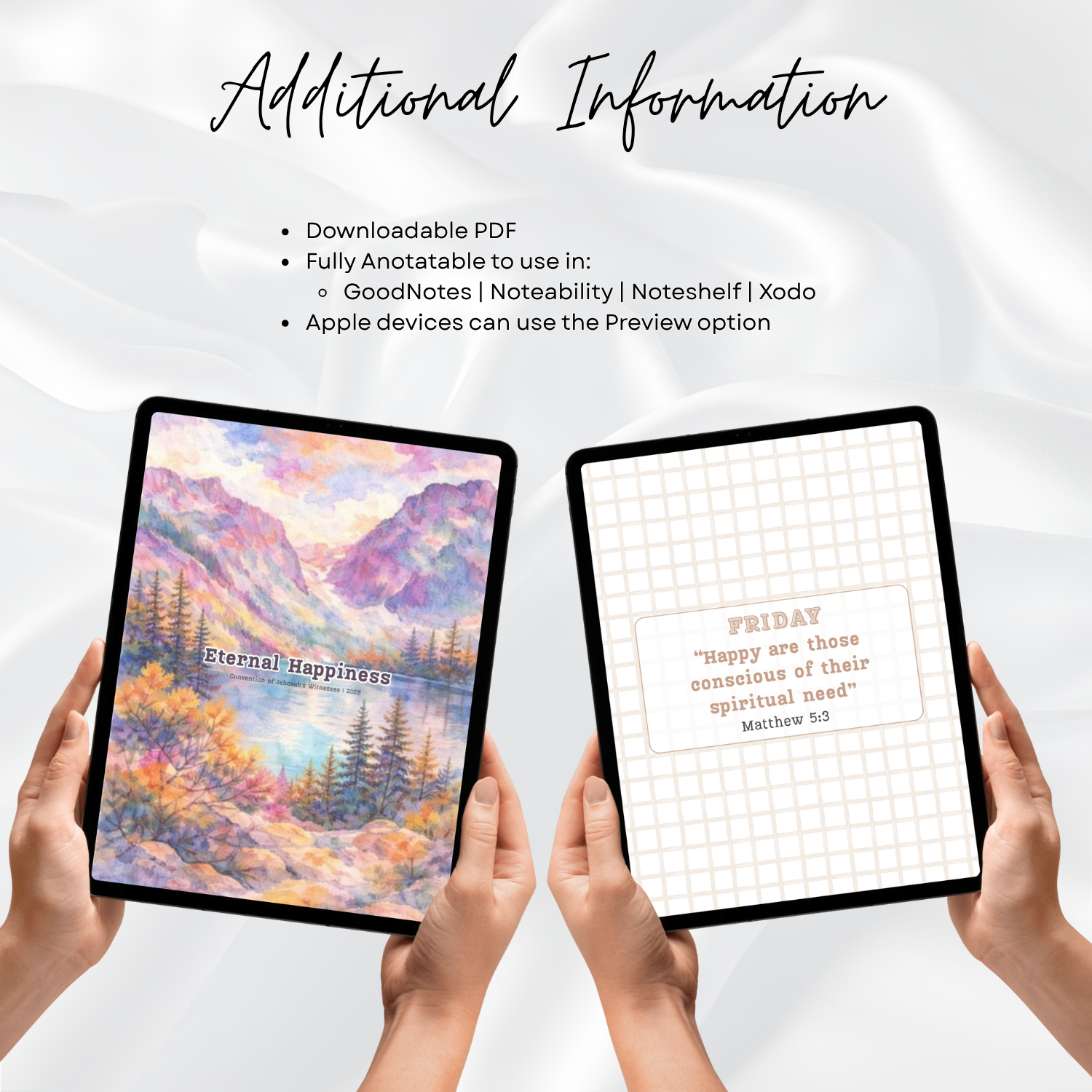 “Eternal Happiness” Convention Notebook (2026) – 3-Day Program | Digital Download