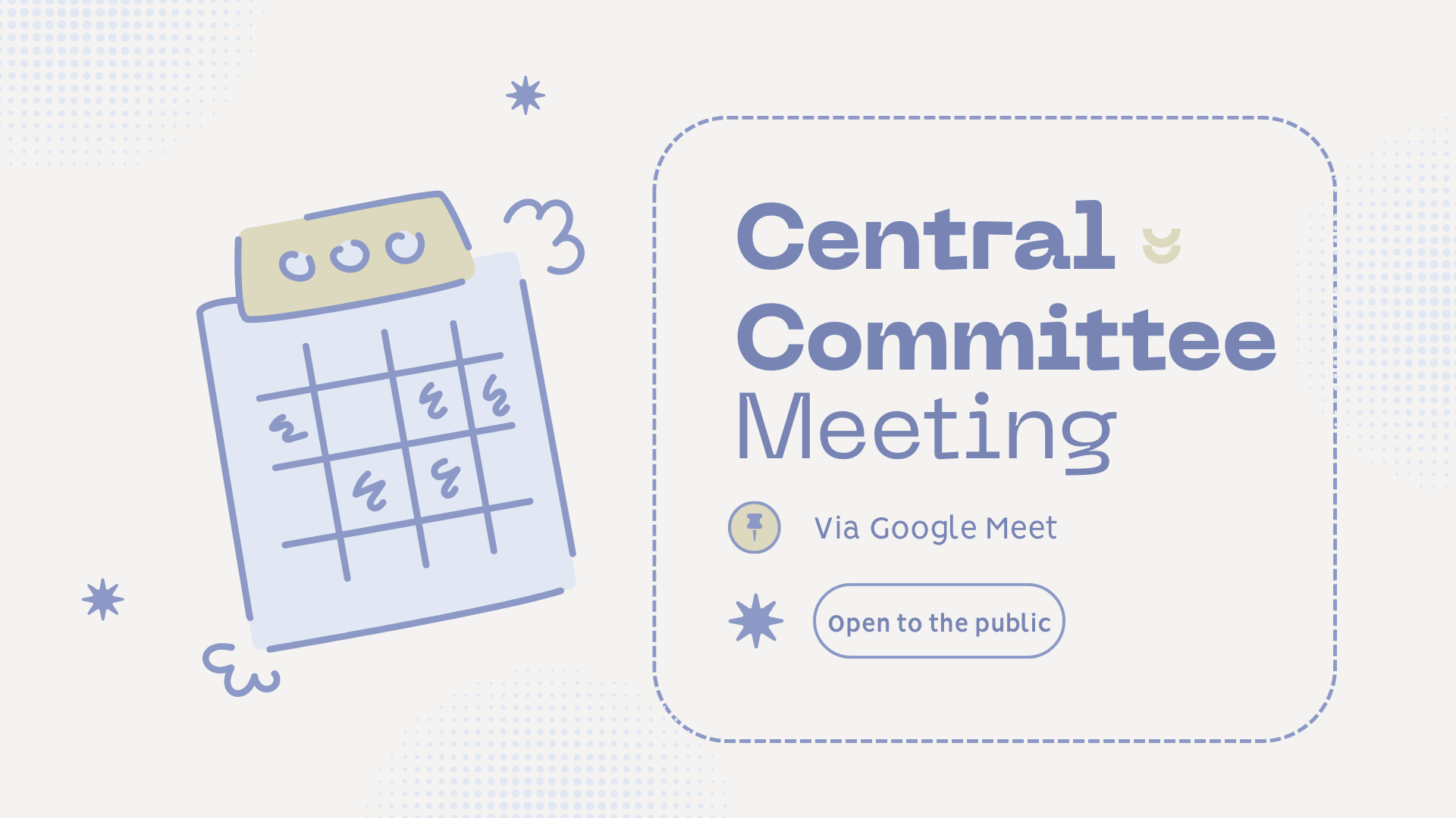 Central Committee Meeting