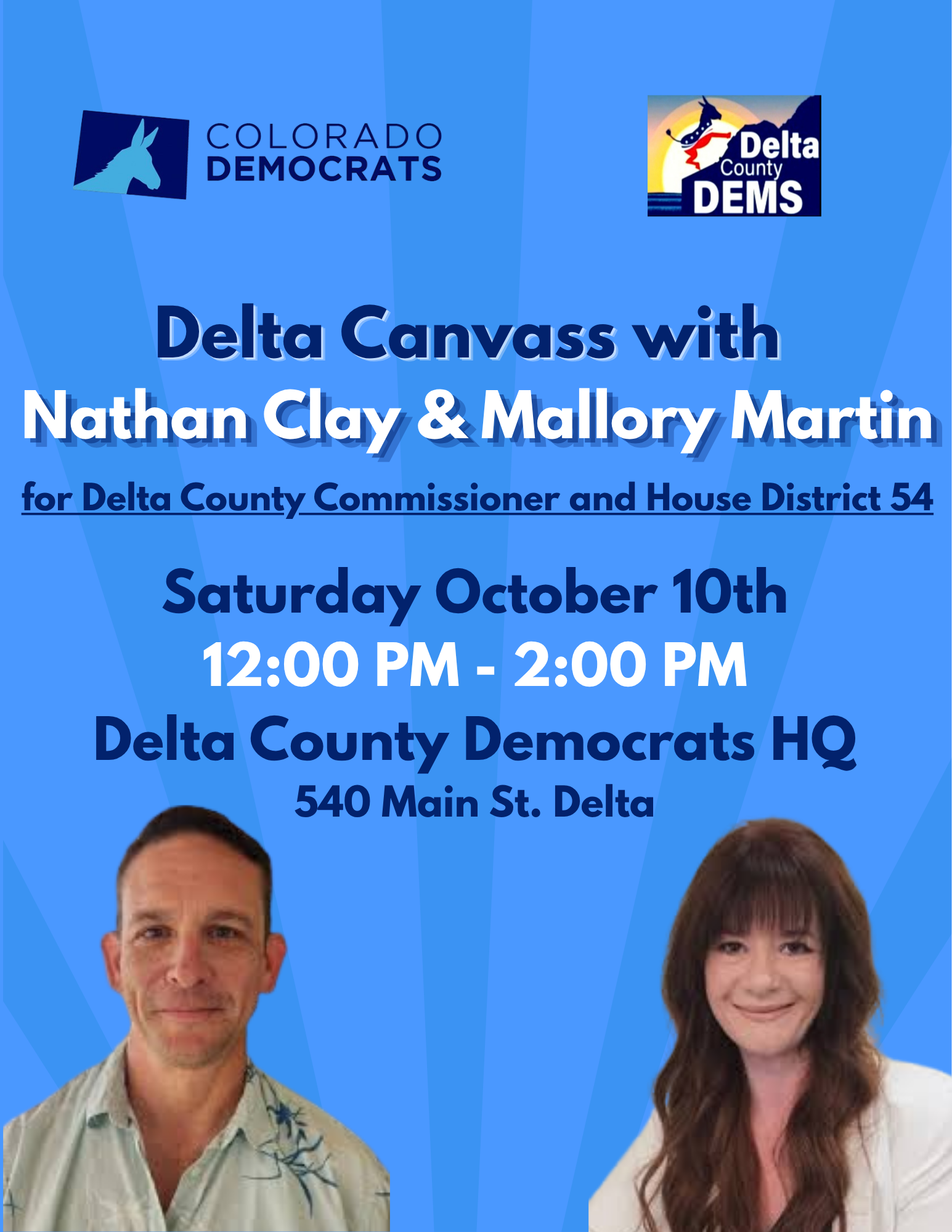 Delta Canvassing with Nathan Clay &amp; Mallory Martin