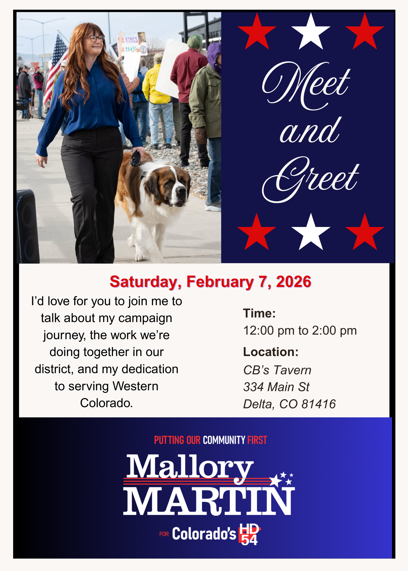 Mallory Martin campaign announcement