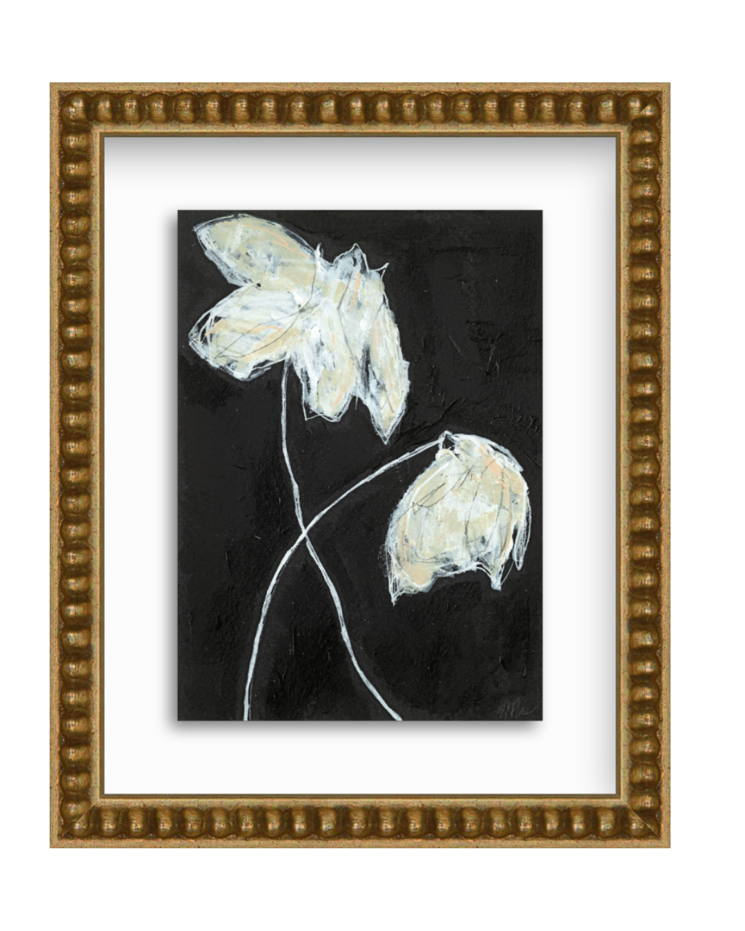 Deux Fluers- (10.625" x 12.625")