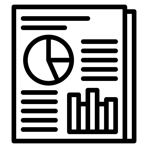 Geometric drawing of an outline square with sections divided by vertical, horizontal, and circle lines.
