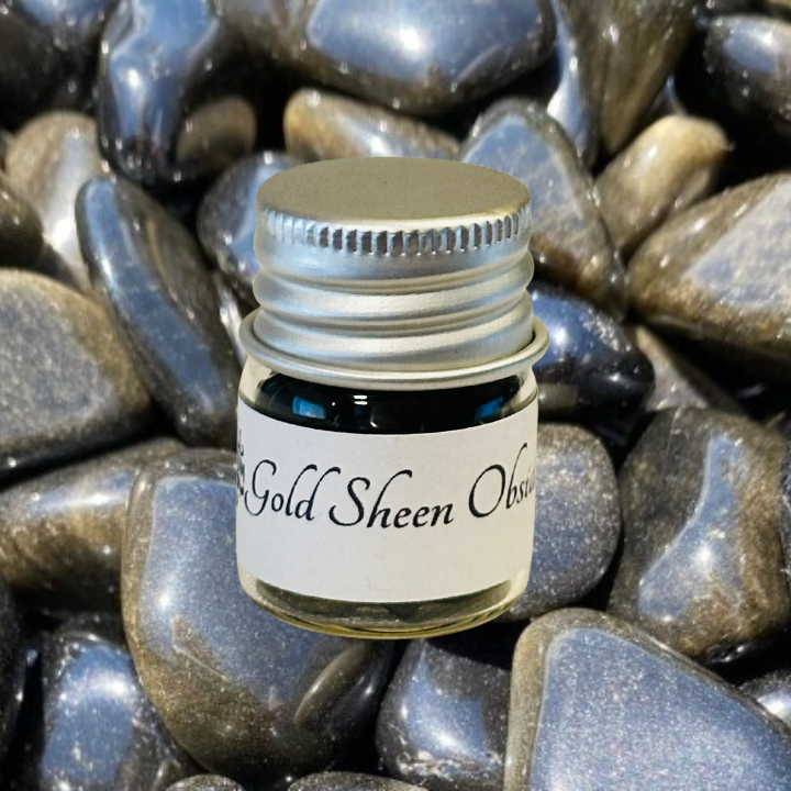 Gold Sheen Obsidian Chips