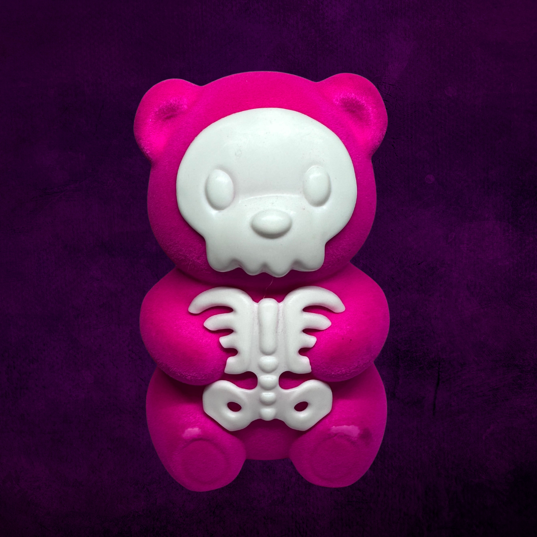 Pink Skeleton Bear