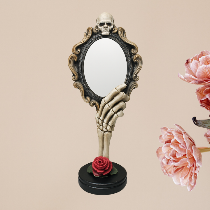 Skeleton Hand Mirror