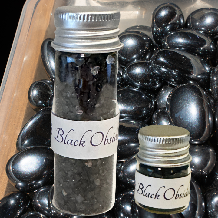 Black Obsidian Chips