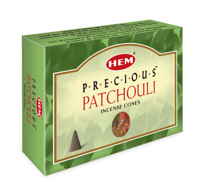 Hem Precious  Incense Cone - Patchouli.png