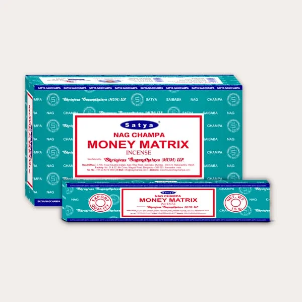 Satya Money Matrix Incense Sticks
