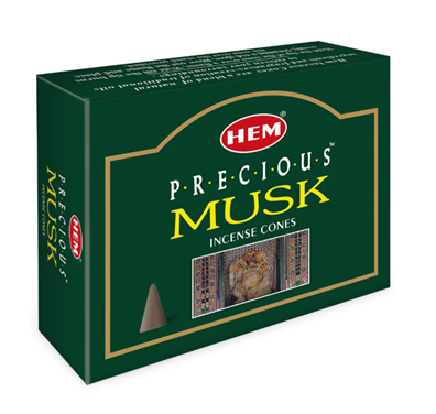 Hem Precious Incense Cone - Musk.png