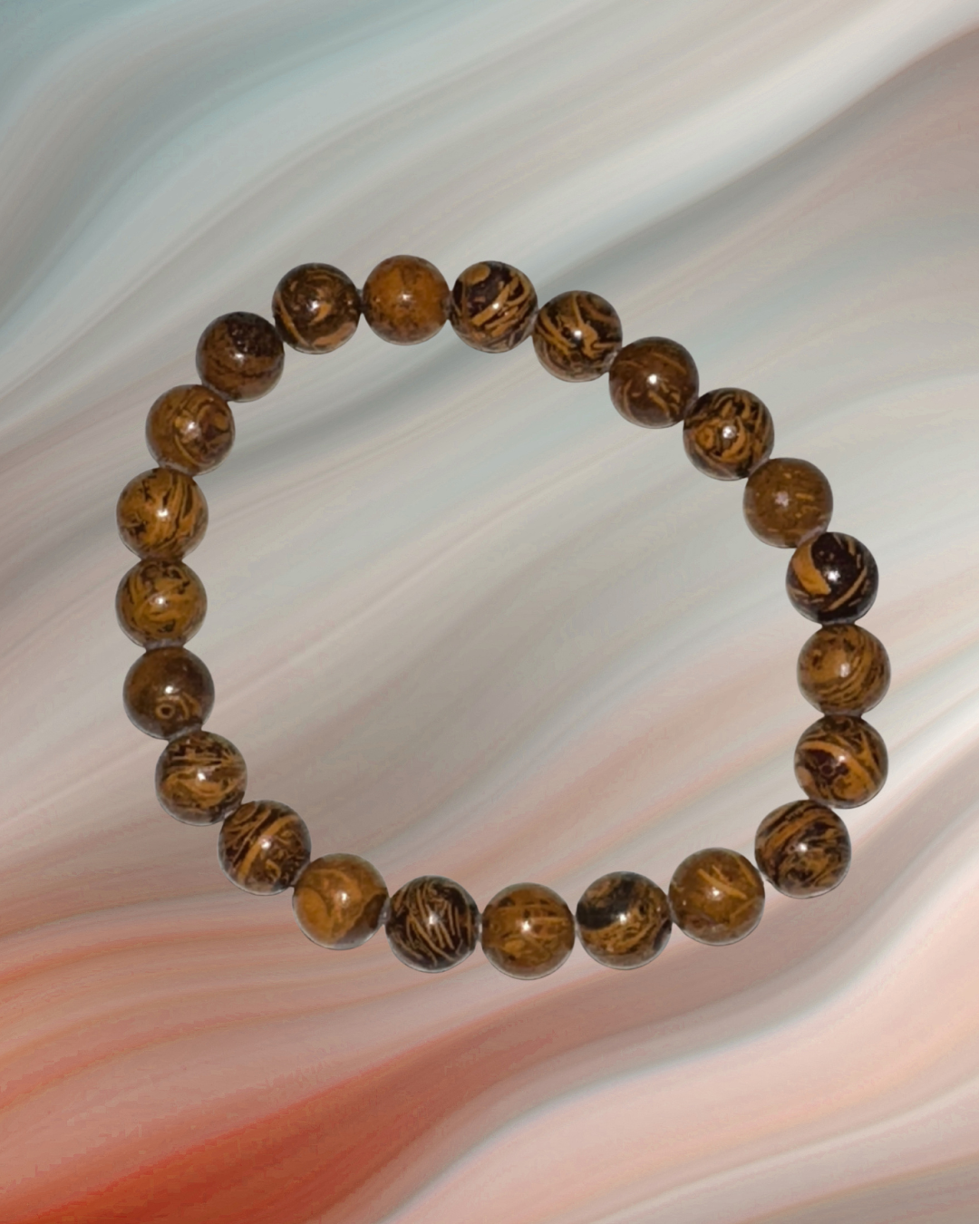 Calligraphy Jasper Crystal Bracelet