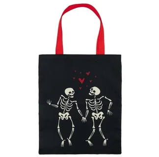 Skeleton Sweethearts Tote Bag