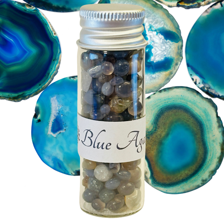 Blue Agate Chips