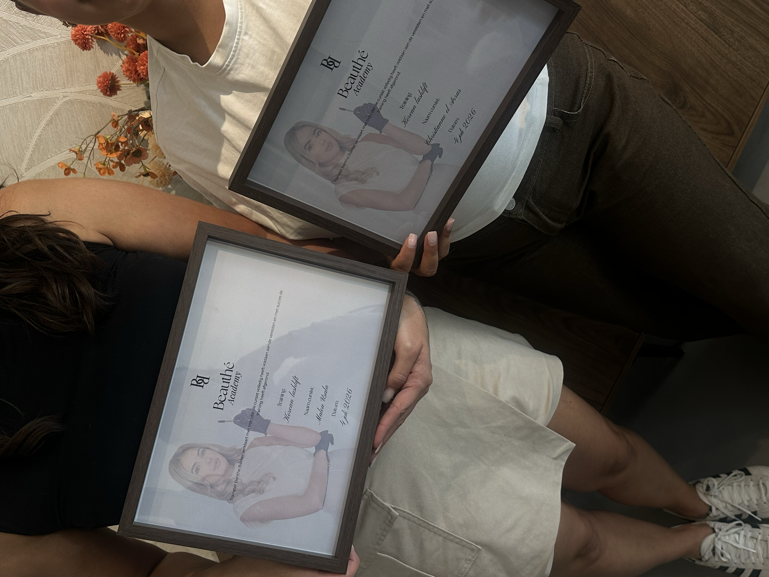 Certificaten Korean Lashlift training
