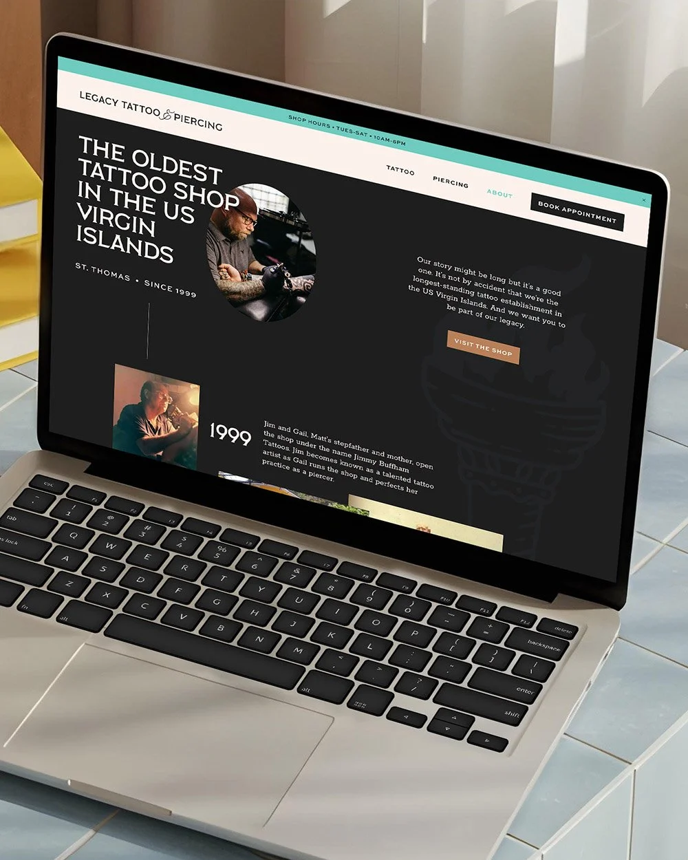 tattoo shop websites