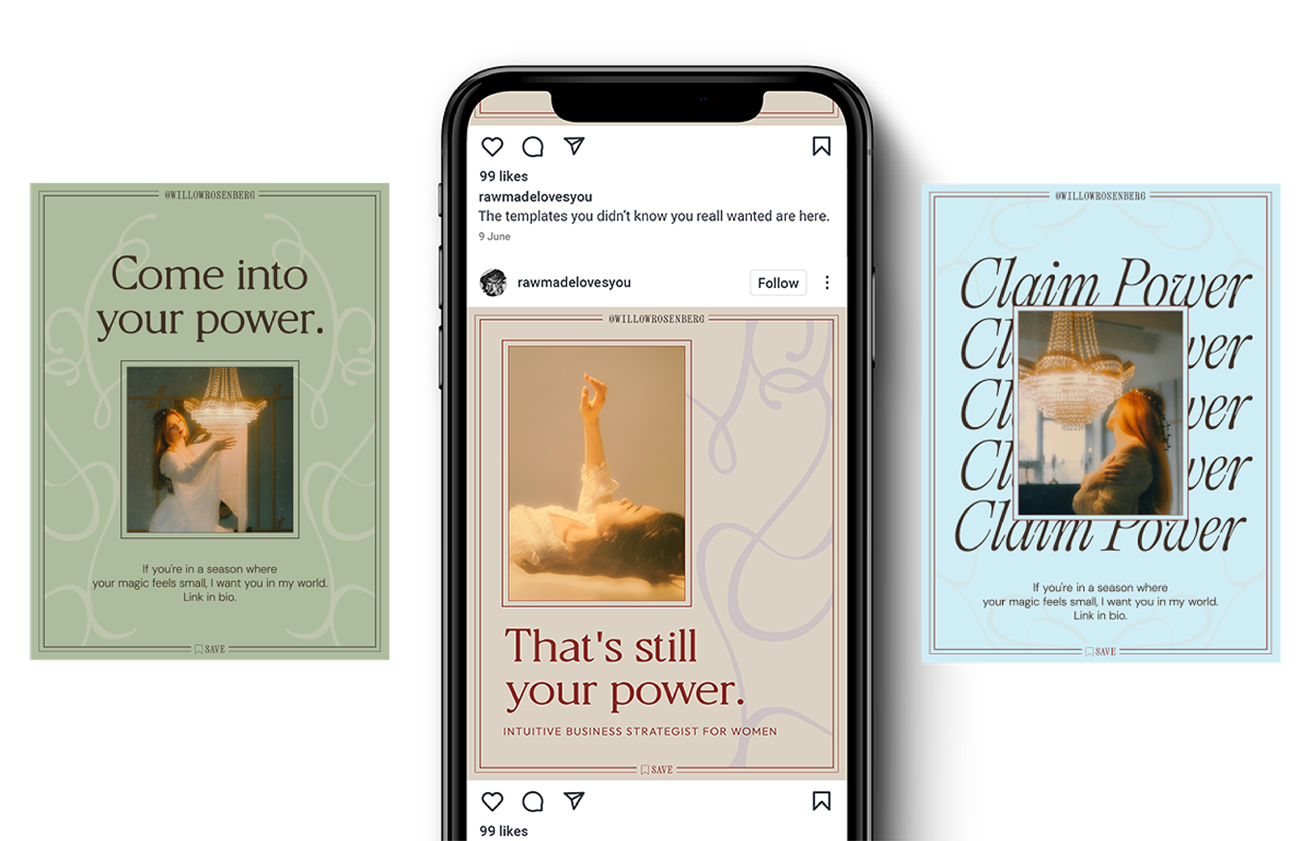 gothic social media templates