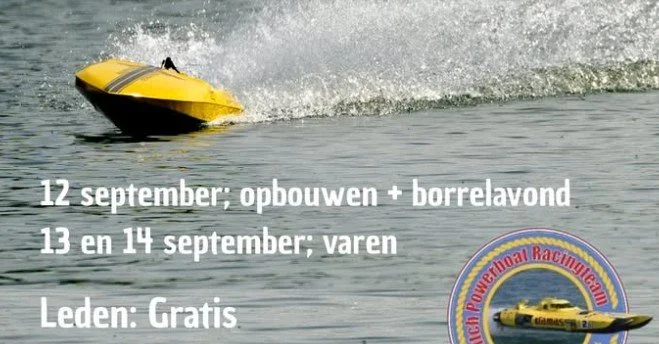 RC Powerboat racen Landsard