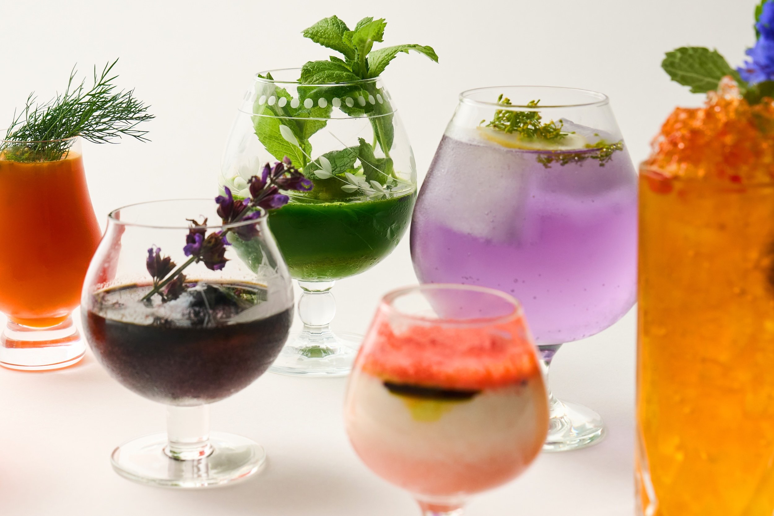 Our cocktail program reflects the same thoughtful approach as our kitchen — seasonal, expressive, and rooted in a sense of place. Each drink is crafted to highlight clean, vibrant flavors, drawing on herbs, citrus, and florals from the garden to comp