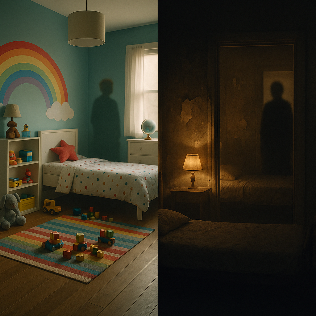 20250512_2014_Contrasting Childhood Bedrooms_simple_compose_01jv3pnnsxfnqtamsv0ckrtw52.png