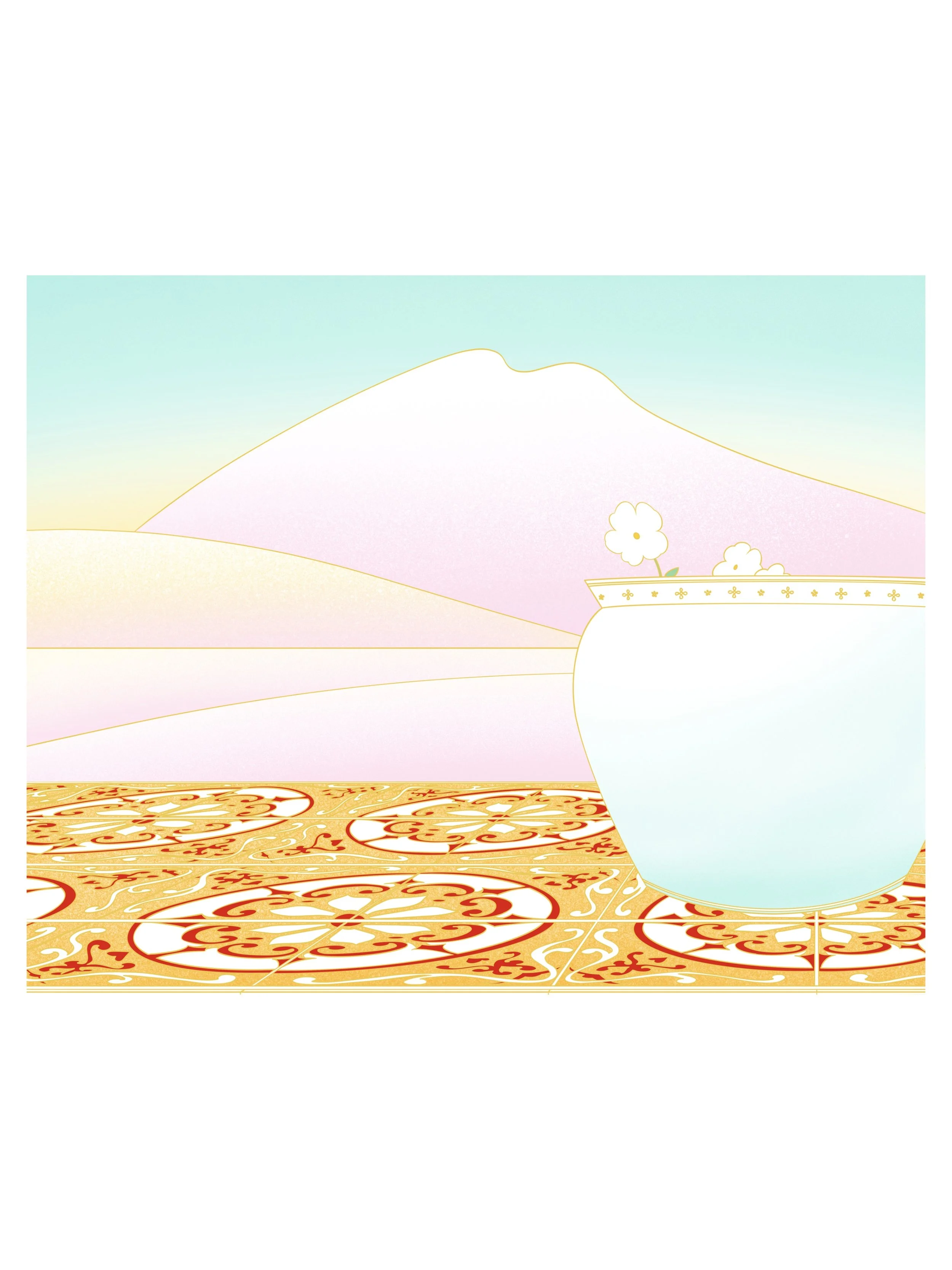 Mountain & Tile (in progress)