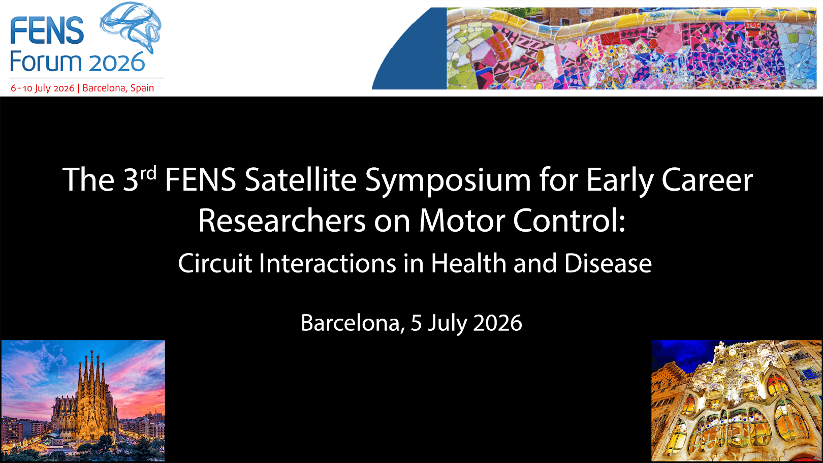 Pre-FENS meeting, The Dynamics of Motor Control