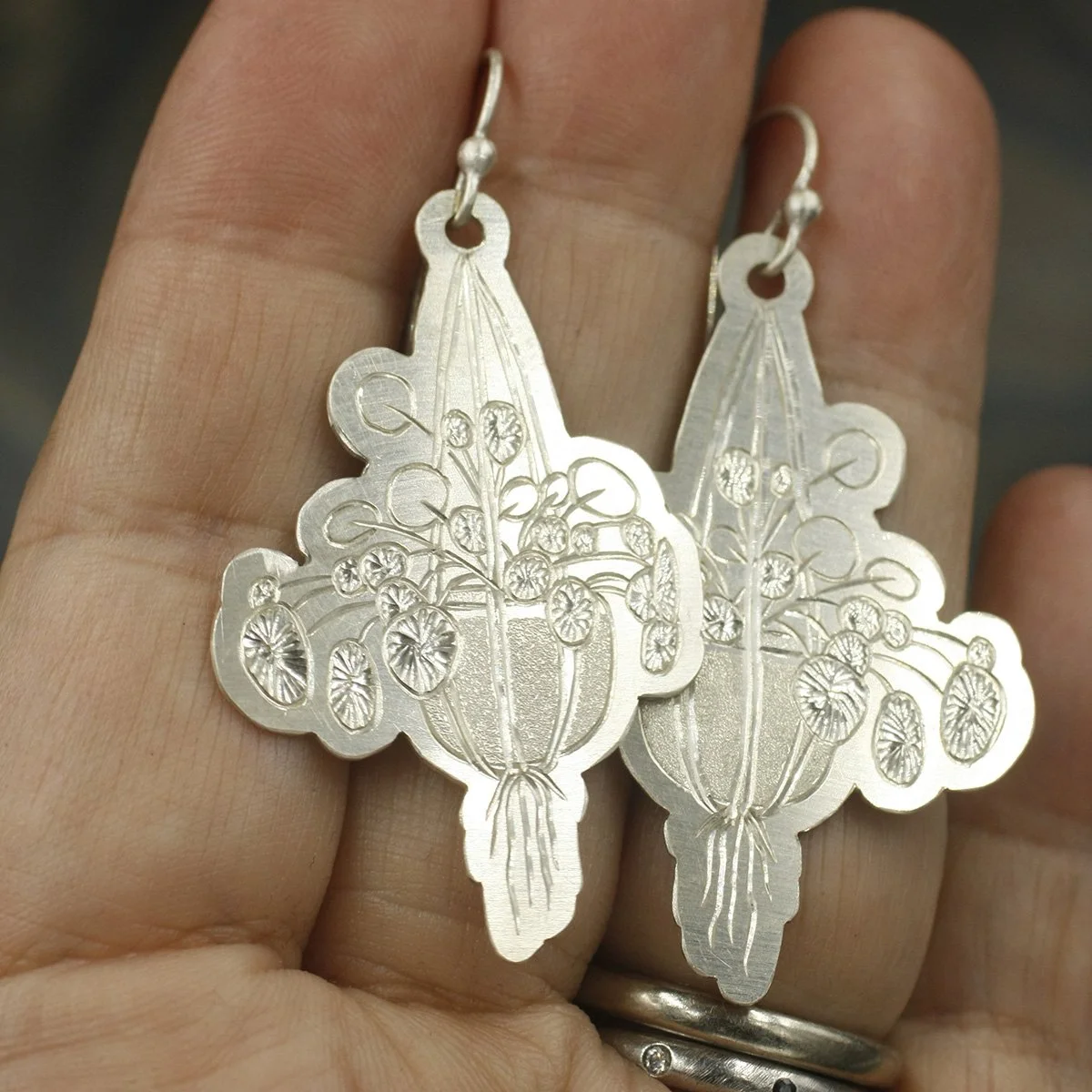 Gravée Hanging Plant Pilea Earrings 3.jpg