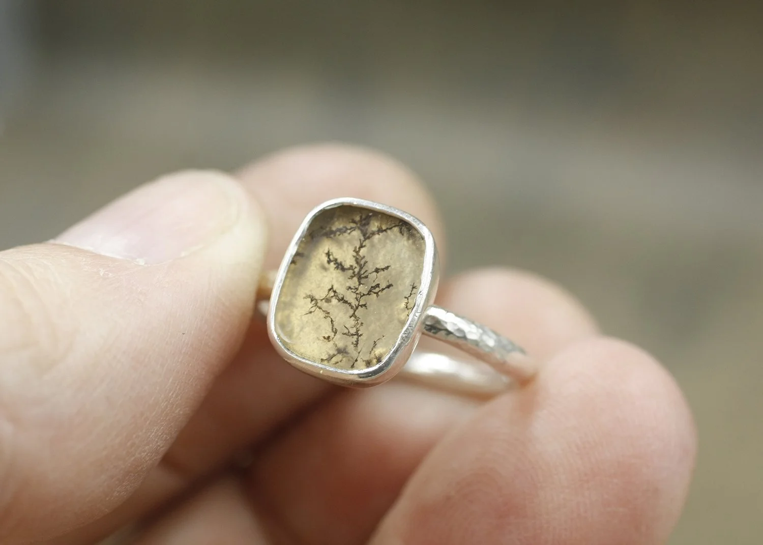 Luxe Rectangle Dendritic Agate Branch Ring 2.jpg