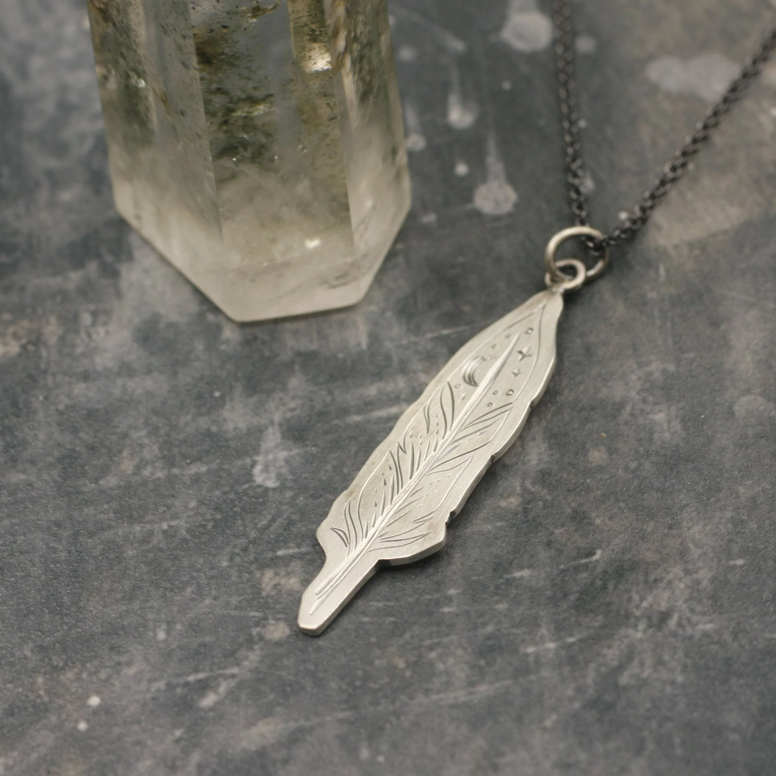 Gravée Celestial Feathers Necklace 5.jpg