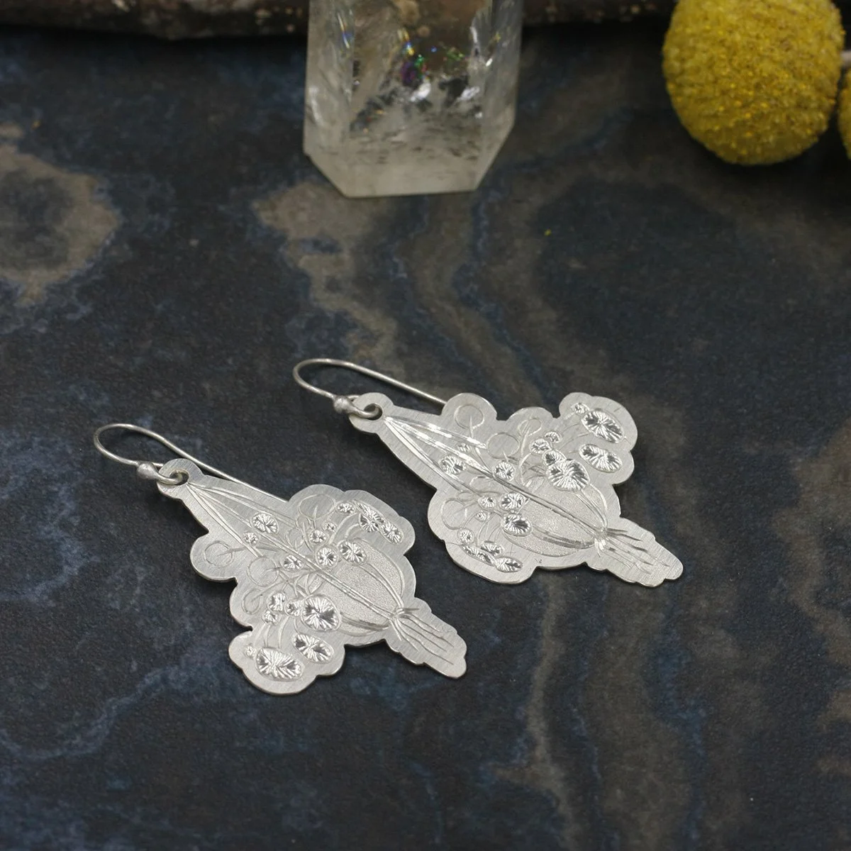 Gravée Hanging Plant Pilea Earrings.jpg