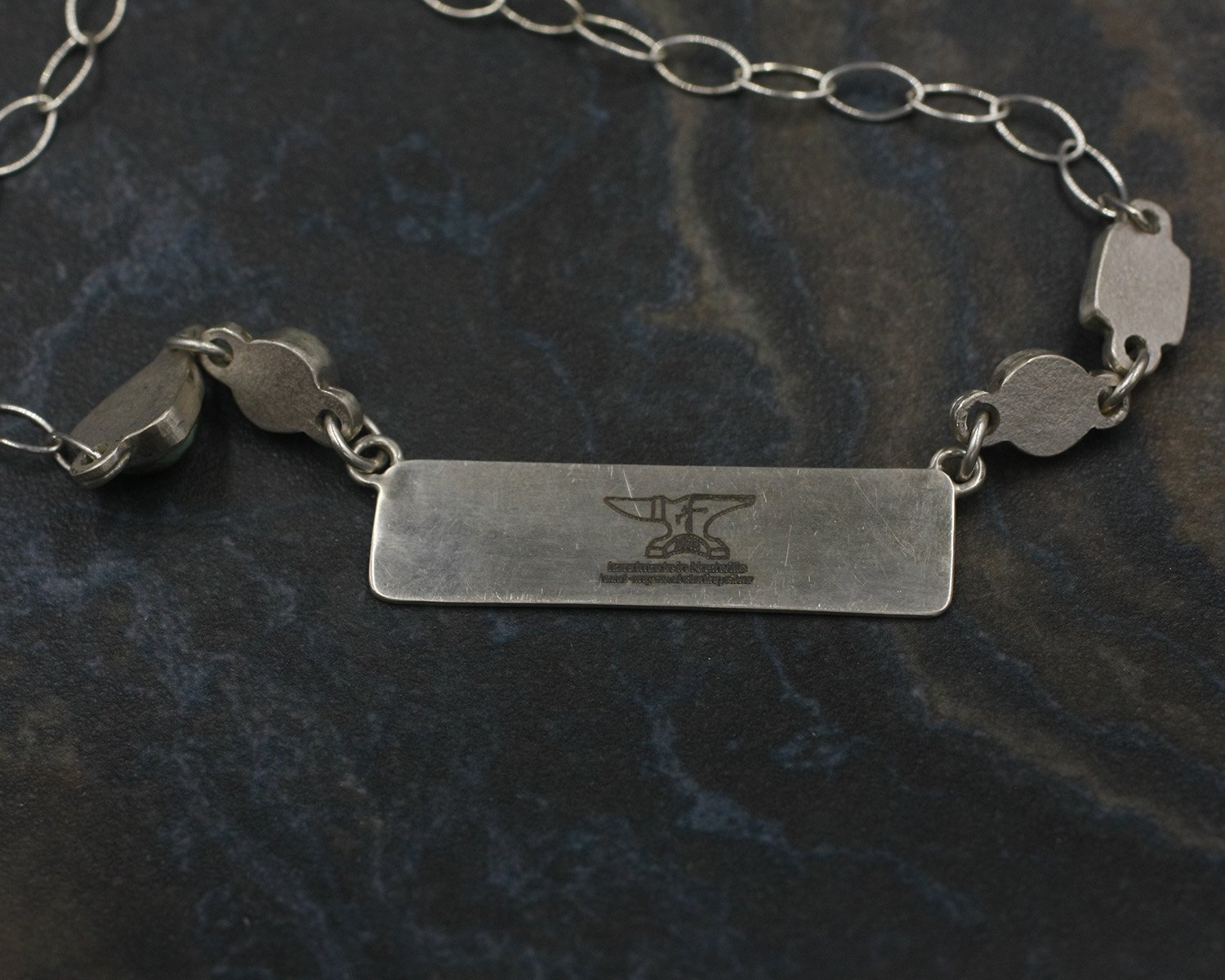 Mountains and Sun Cloud Bar with Mixed Gemstones Necklace.jpg