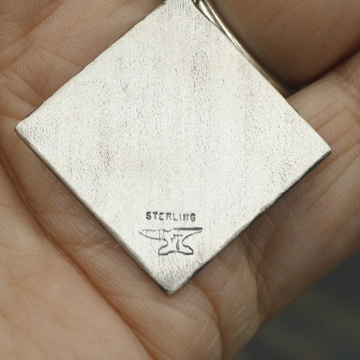 Gravée Linen Texture Square Mushroom Trio and Snail Pendant 4.jpg