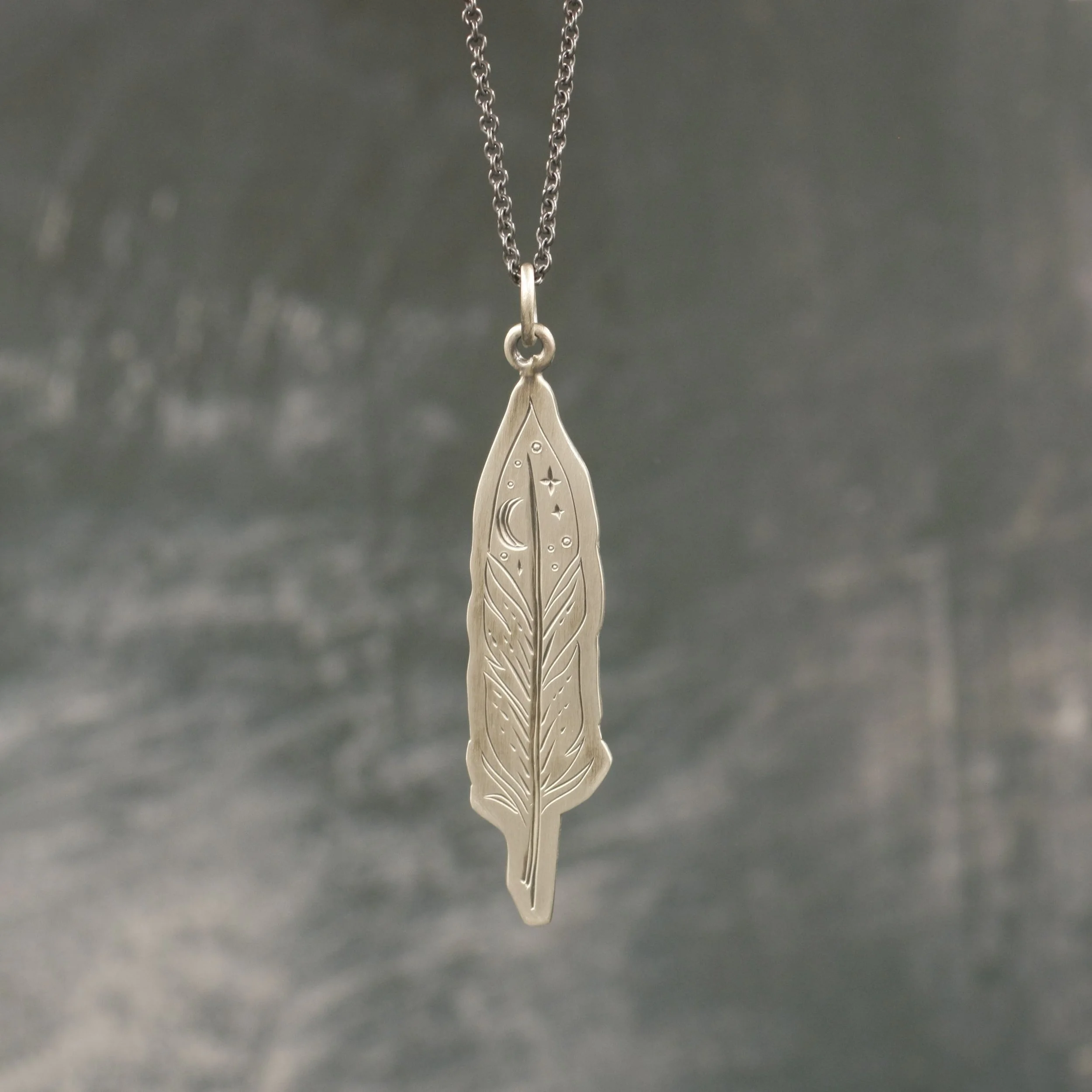 Gravée Celestial Feathers Necklace 3.jpg
