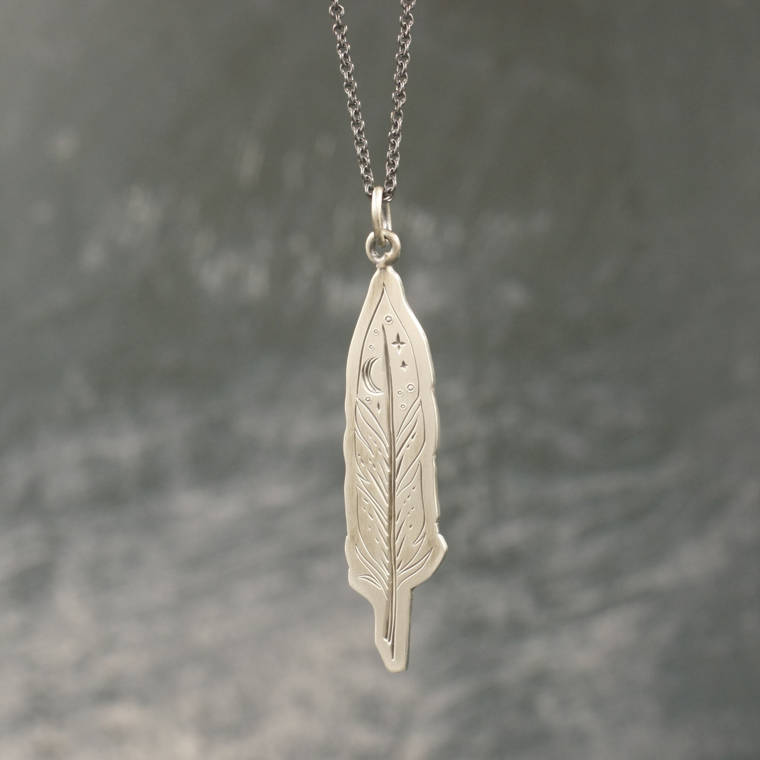 Gravée Celestial Feathers Necklace 2.jpg
