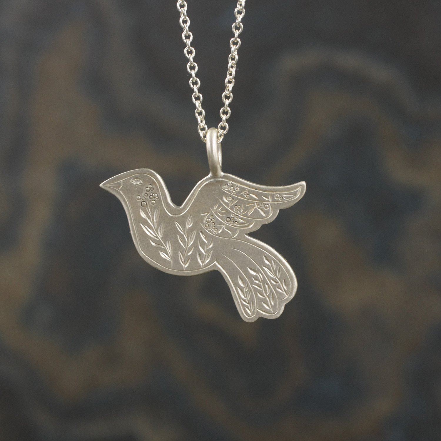 Gravée Bird Filled with Berries Pendant .jpg