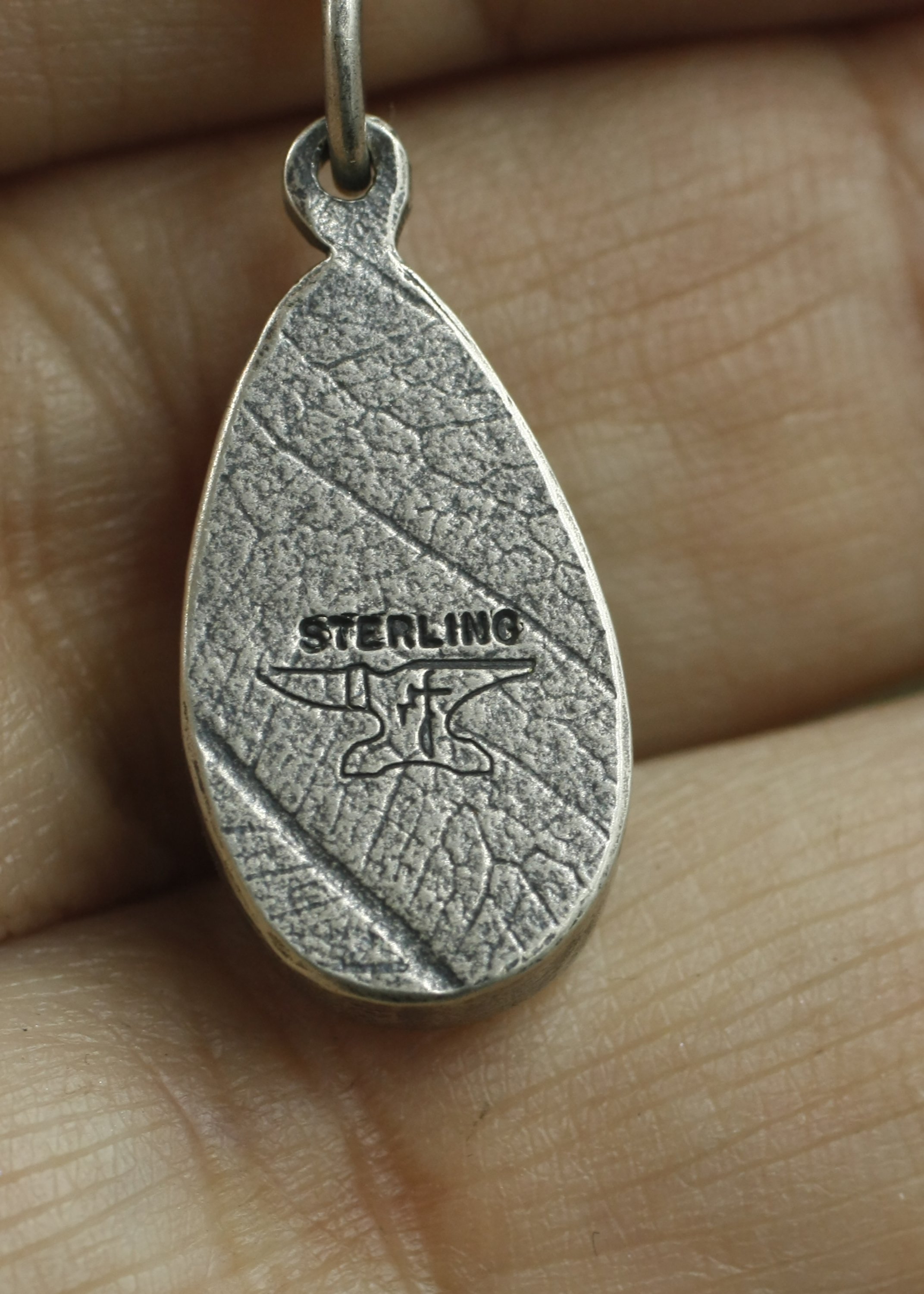 Botanicals Sonora Gold Turquoise Leaf imprint Pendants 6.jpg