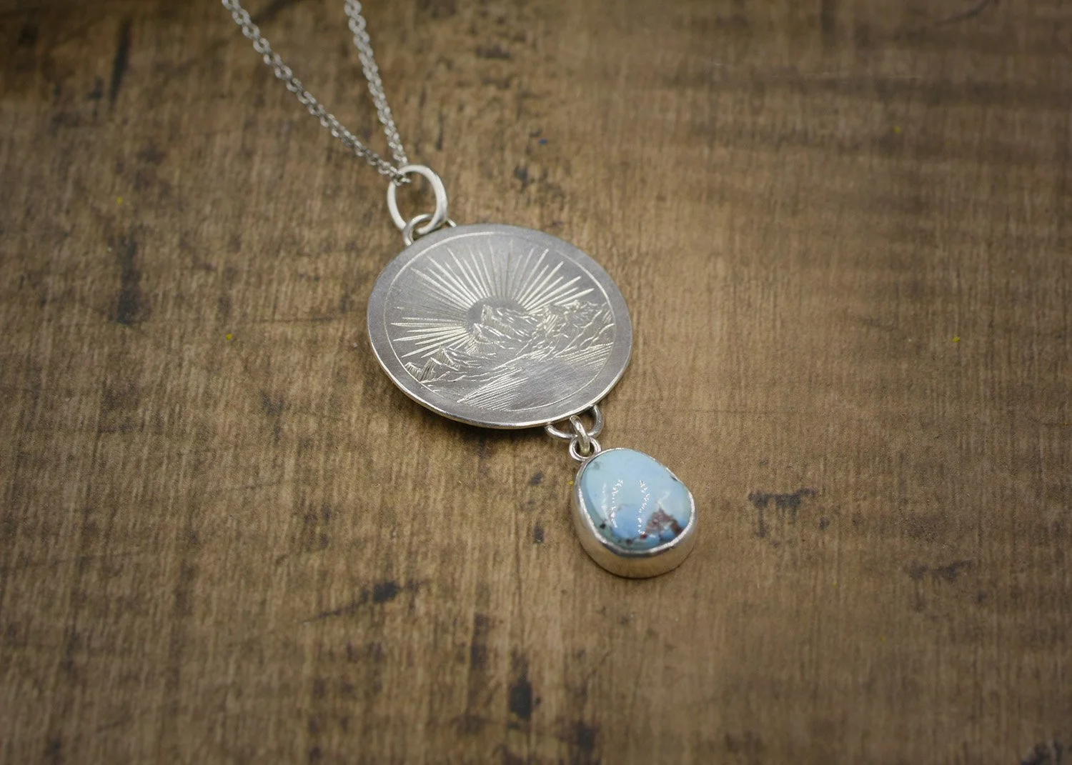 Gravée Fjord Golden Hills Turquoise Pendant.JPG