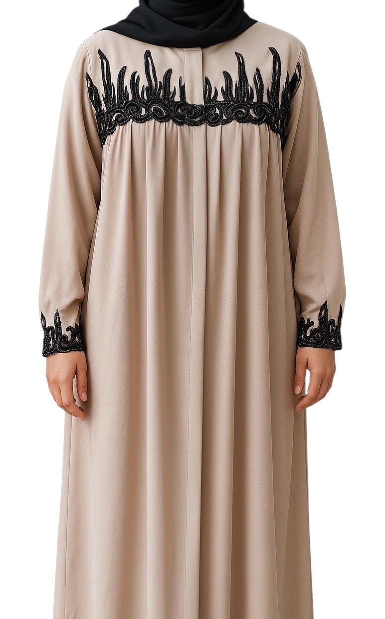 Elegant Saudi Abaya Kaftan