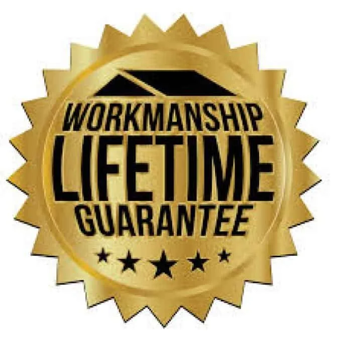 Graphic illustrating SafeHome’s limited lifetime workmanship warranty—symbolizing long-term protection, expert installation, and trusted commitment to Cape Coral homeowners.