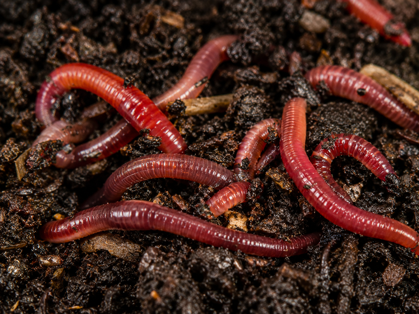 Red Wiggler Composting Worms (Eisenia fetida)