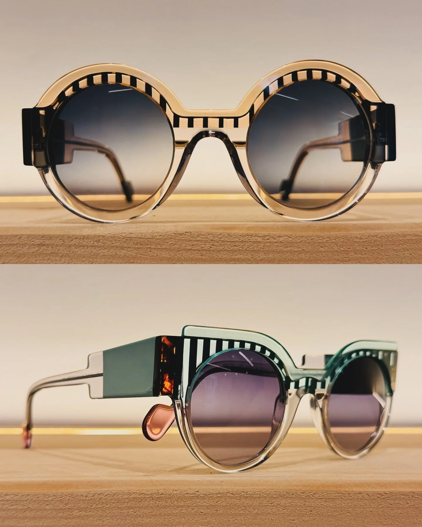 Don&rsquo;t be shy. Lean into your new look. The Sun Stripes collection from @anneetvalentin are for making a statement, and having fun doing it. #FEELSEEN #Indianapolis